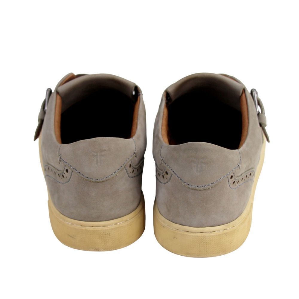 Frye GRAY GENUINE LEATHER SUEDE ROUND TOE COMFORT LOAFER FLATS SHOES Size 8.5M - Picture 6 of 12